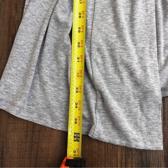 Adriano Goldschmied Longline Cardigan Rib Knit "Sophie Extended" Size Small Gray - Picture 13 of 16